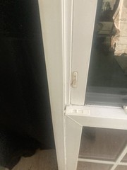 35” W X 57” H Simonton Double Hung Window With Grid Half Screen See Notes