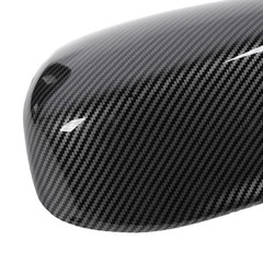 1 Pair Carben Fiber Style Side Mirror Cap Cover For European