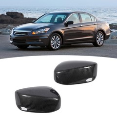 1 Pair Carben Fiber Style Side Mirror Cap Cover For European