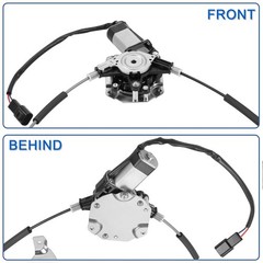 Obaee 748-510 Rear Left Driver Side Power Window Regulator with Motor Assembly C