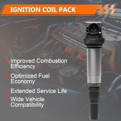 Ignition Coil Pack 4 PCS Set Compatible with Mini Cooper 2007-2007 L4 1.6L