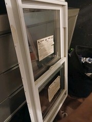 Champion Window Double-Hung Vinyl Home Window White Glazed Double-Pane Glass