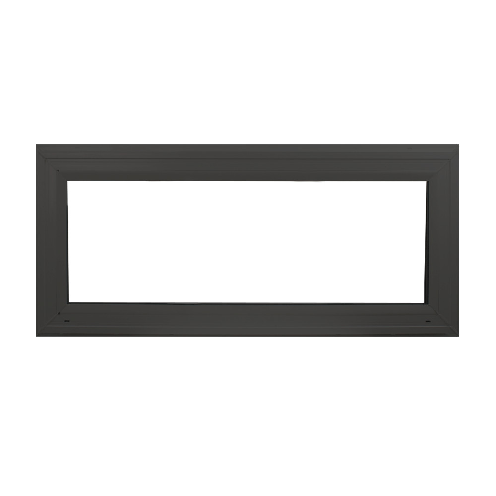 Transom Window 30″ x 12″ Double Pane Home Black Argon Gas Low-E Florida Approved