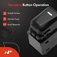 Power Window Switch Compatible with Hyundai Tucson 2010 2011 2012 2013, Rear