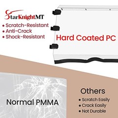 Scratch-Resistant Front Windshield Compatible with Polaris Ranger XP