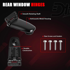 Rear Liftgate Window Hinges Compatible With Ford Lincoln 1997-2002 Expedition