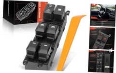 Front Left Driver Side Power Window Switch, with Auto Up & Down | Compatible
