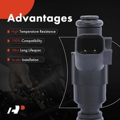 Fuel Injectors Compatible with Mini Cooper 2002-2006 2008 L4 1.6L, Naturally