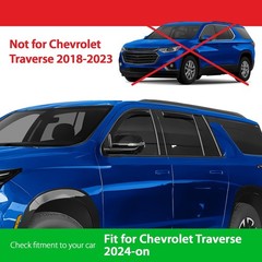 Goodyear Shatterproof in-Channel Window Deflectors for Chevrolet (Chevy) Trav…