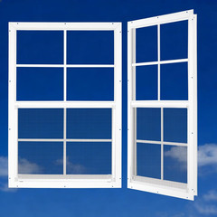 Large 24″x36″ Shed Windows 2-Pack with Tempered Glass & Metal Screen