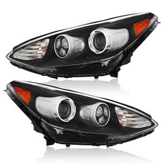 Headlight Assembly Compatible with 2017-2022 Kia Sportage, Halogen A pair