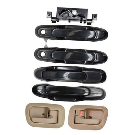 7 Piece Door Handles Kits Compatible with Sienna 1998-2003 80850 80357 80359