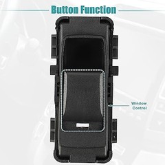 Rear Left Side Master Power Window Switch for Jeep Patriot – Pack of 1