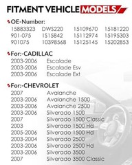 Chevy Silverado Suburban Power Window Switch Driver Side Master Switch