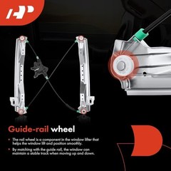 Front Driver Side Power Window Regulator and Motor Front Driver Side(LH)