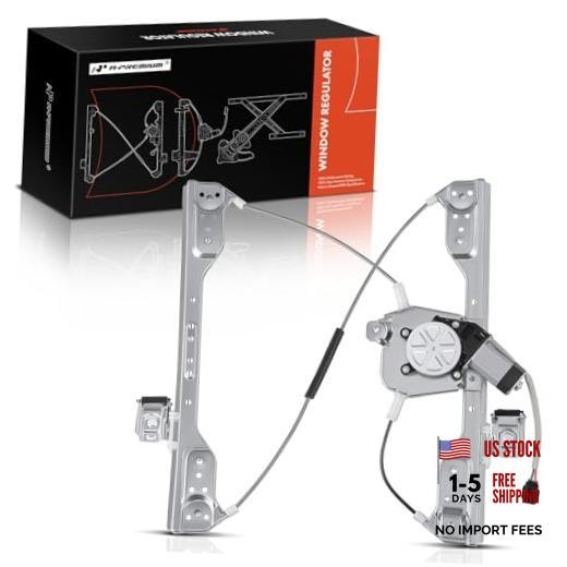 Front Driver Side Power Window Regulator with 2-Pin Front Driver Side (LH)