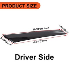 Windshield A-Pillar Trim Panel Compatible with 2010-2013 Kia Soul LH