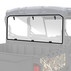 Rear Windshield Compatible with 2015-2026 Polaris Ranger Midsize 570 / Clear