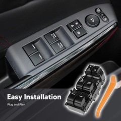 Front Left Side Power Master Window Switch Compatible with Honda Accord Sedan