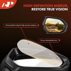 Driver Side Power Door Mirror – Compatible with Mazda 3 2014 2015 2016 – Non
