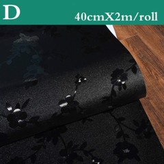 Self Adhesive Glass Window Door Sticker Film Frosted PVC Privacy Decor Floral