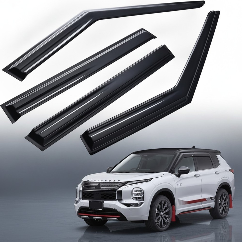 Tape-on Window Visor Compatible with Mitsubishi Outlander 2022 2023 2024 2025…