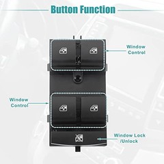 Front Left Driver Side Master Power Window Switch Fit for Chevrolet Sonic –