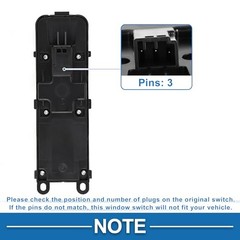 Power Window Switch No.31376495 Front Left Driver Side Window Control Switch