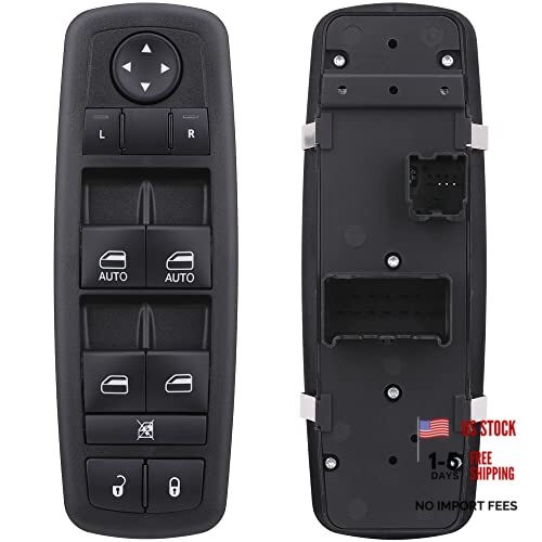 Power Window Switch Button Front Left Driver Side – Compatible with Dodge Grand