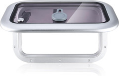 16.2″ X10.5″ Rectangular Deck Hatch,Aluminum Alloy Boat Porthole Window,Push Out