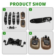 7 Piece Door Handles Kits Compatible with Sienna 1998-2003 80850 80357 80359