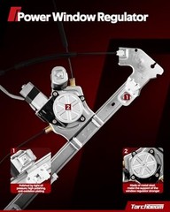 Rear Passenger Side Power Window Regulator with Motor Assembly, 748-229