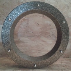 PORTHOLE FOR DOOR phi 350 mm “Old Gold”