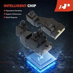 Driver and Passenger Side Power Window Switch Compatible with Dodge Ram 1500
