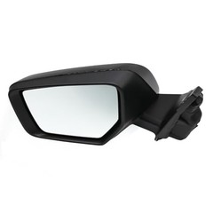 Gloss Black Driver Side Mirror Assembly Compatible with 2014-2019 Impala Left