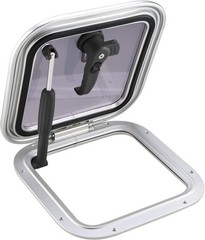 12.7″ Square Anodized Aluminum Boat Deck Hatch & Lid Porthole Portlight Window