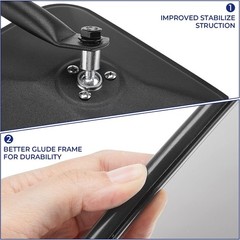 Mirrors Doors Off Compatible with Wrangler, No Vibrate & Wobble Side View M