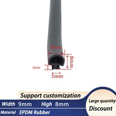 uPVC Window & Door Bubble Gasket Seal Flipper Double Glazing Rubber Draught Seal