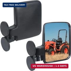 Tractor Mirrors, Strong Magnetic Side Mirrors for Tractors, Forklifts, Lawn Move