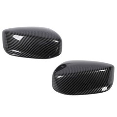 1 Pair Carben Fiber Style Side Mirror Cap Cover For European