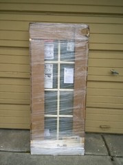 NEW: Nice Wood Home CASEMENT WINDOW w/ Aluminum Cladding & Grids 23×51
