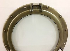 Nautical Ship 20″ Porthole Glass Window Decor Antique Brown Finish Home Decor