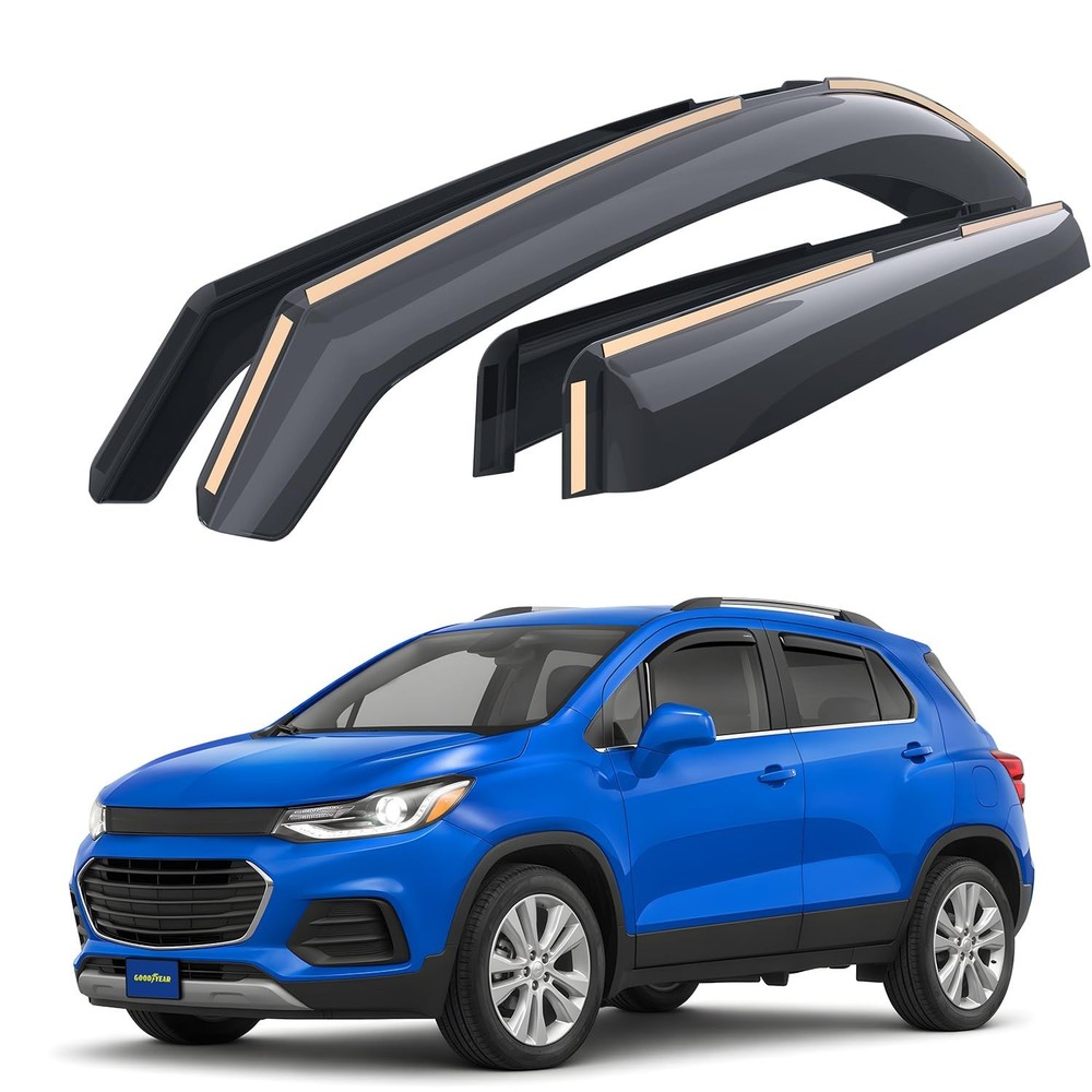 Goodyear Shatterproof in-Channel Window Deflectors for Chevrolet (Chevy) Trax…