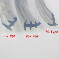 UPVC Door Window Gasket Seal Strip Glass Fixed Repair Seal Waterproof Shockproof