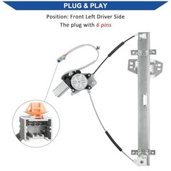 748-131 Power Window Regulator with Motor (6 pins), Front Left Driver Side