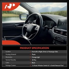 Master Power Window Switch Compatible with Honda Accord 2003 2004 2005 2006