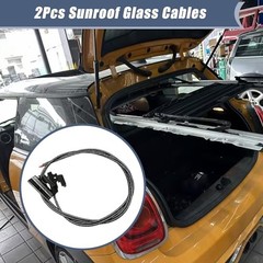 2Pcs Sunroof Glass Cables Compatible with Mini Cooper F55 F56 F60 2017 2018