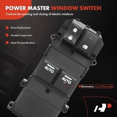 Driver Master Window Switch for Honda Accord EX Coupe 2008-2012 35750TE0A32