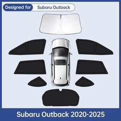 8PCS Car Window Shades for Subaru Outback 2020-2025, Window Covers for Outbac…