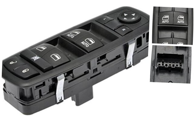 901-473 Front Driver Side Power Window Switch – Master Switch Compatible with